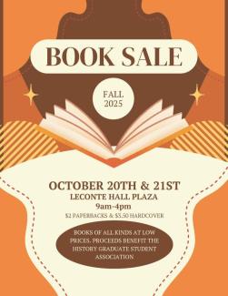 image of a books and 'book sale' title