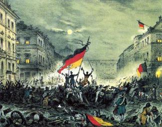 Ereignisblatt_aus_den_revolutionären_Märztagen_18.-19._März_1848_mit_einer_Barrikadenszene_aus_der_Breiten_Strasse,_Berlin_01
