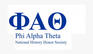 Phi Alpha Theta logo in Greek letters