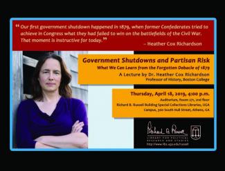 Dr. Heather Cox Richardson, professor of history at Boston College, will present a public lecture Flyer