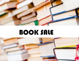 IMAGE OF STACK OF BOOKS FOR BOOK SALE