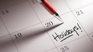 Holiday Calendar image
