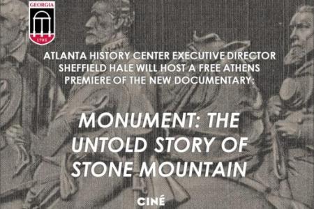 Poster for documentary screening of Stone Mountain film February 1