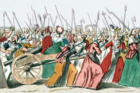 image of women's march on Versailles