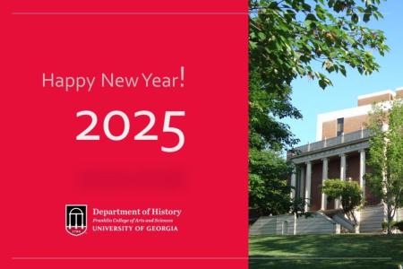 photo of LeConte Hall. Happy New Year 2025!