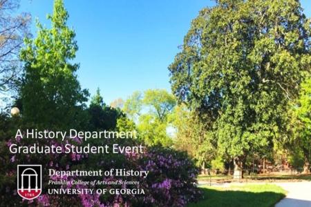 Photo of North Campus in the spring outside LeConte Hall