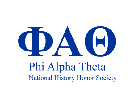 Greek letters for Phi Alpha Theta (history club)