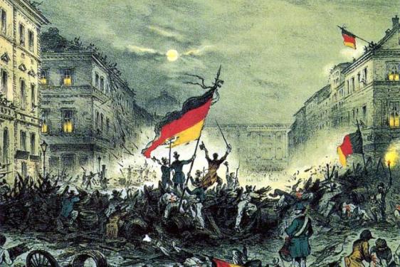 Ereignisblatt_aus_den_revolutionären_Märztagen_18.-19._März_1848_mit_einer_Barrikadenszene_aus_der_Breiten_Strasse,_Berlin_01