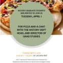 flyer for graduate student meeting with Dr. Palmer
