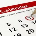 image of generic calendar month