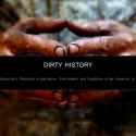 photo of 2 dirty hands for "Dirty History' workshop