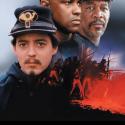 image of poster for film Glory, with Matthew Broderick, Denzel Washington, and Morgan Freeman