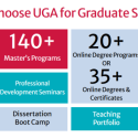 graphic of "Why Choose UGA for Grad School?"