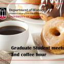 Image of coffee and pastry for Graduate student mmeetup and coffee hour
