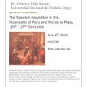 flyer for history talk by Dr. Frederico Tulio Sartori, June 1, 2023