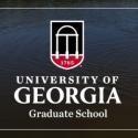 UGA Graduate School title with image of paddler on lake